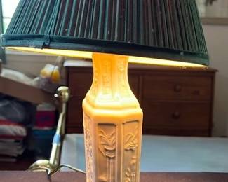 Unique Green Ceramic Table Lamp