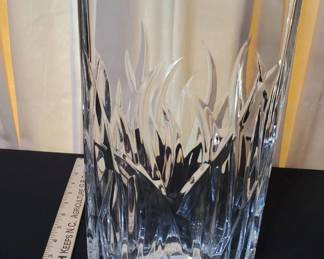 2 Of 3 The Crystal Collection Mikasa HEAVY Ellipse Vase 12 Lead Crystal 