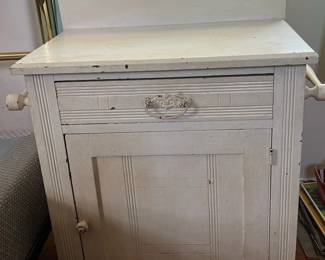 Beautiful White Bedside Table With Storage And Drawer 