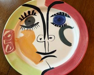 Wendy Ida Williams Vintage Post modern Face Plate