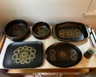 Vintage Denby Samarkand Set
