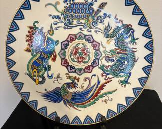 Charger of the imperial legends fine porcelain plate made in Japan $30