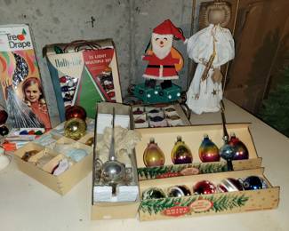 Vintage Christmas ornaments