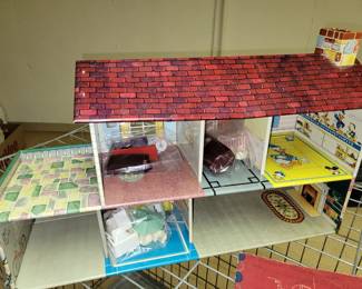 1950's metal doll house