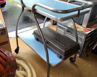 MCM Double Decker Wheeled Cart