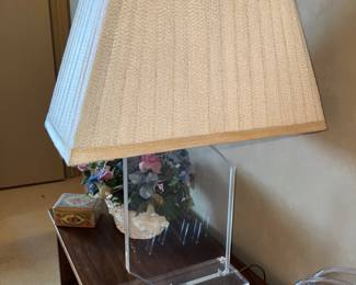 MCM Lucite Lamp