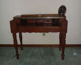 antique fold up desk 