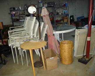Basement and patio  item s
