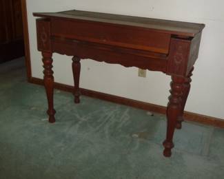 antique fold up desk  closed