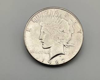 1927-S US Peace Silver Dollar
