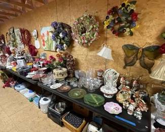 Loads of Holiday Decorations of all Kinds! Mostly New! from Wreaths to Lights to Trees to Ornaments of all types and More! Just in time for any Holiday Season you can imagine!