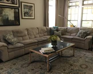 Sectional Sofa is available for immediate purchase. It is priced at 850.00