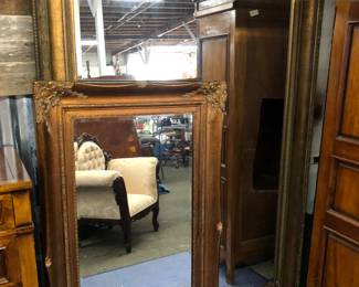 7’ Tall by 5’ Wide Framed Mirror