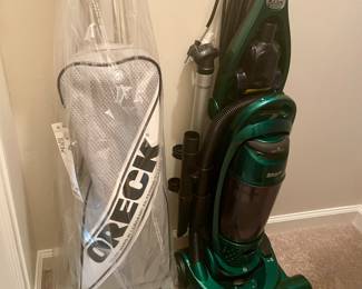 Oreck vacuum,  Shark vacuum 