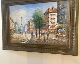 Framed original artwork 