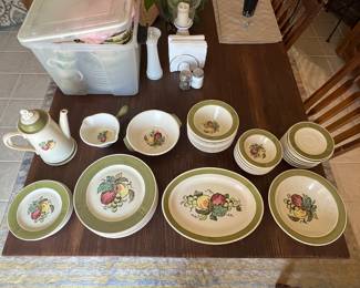 Vintage California dinnerware