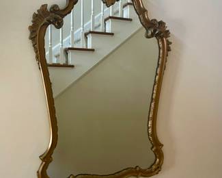 Scalloped mirror