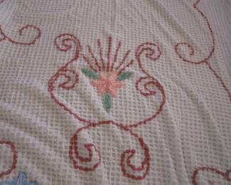 Chenille bedspreads
