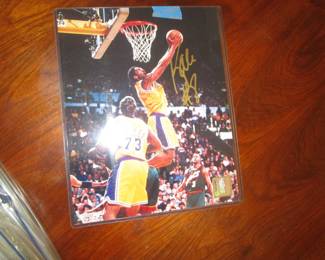 Signed sports photos