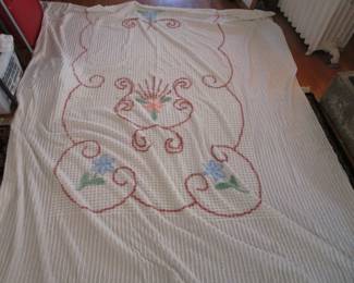 Chenille bedspreads