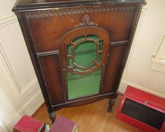 Antique music cabinet