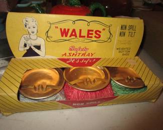 Vintage ashtrays
