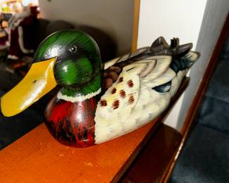 Ducks on the stairway