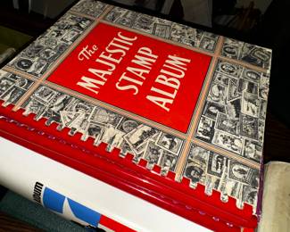 Stamps and Stamp albums, some partial, some empty, but some good stuff..