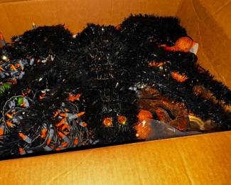 and some Halloween lights and decor too