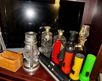 and a few flashlights..