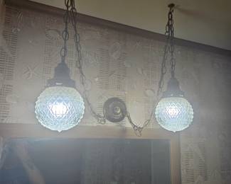 Original bathroom swag lights 
$100 