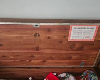 So in a previous photo I showed you a tall seater. Cabinet, here is a short 1960's Lane cedar chest , I had one of these at my last sale. This one is only$100