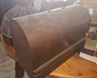 Old sewing machine wooden box  $30