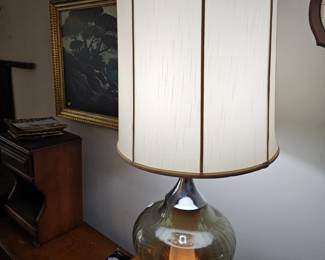 I just could not get myself to donate these from two sales ago. They are just too nice with smoked glass bases. $100 for both