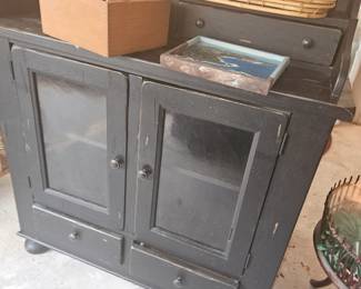 Solid wood floor cabinet very nice shape $150