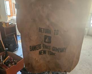 Old bank bag $30