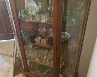 This is my favorite piece in the house. Funny thing is. We have a sale set next month. That has the same cabinet only smaller.  
This one is priced to sell. $200