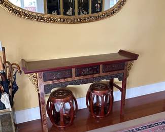 Asian altar table; 