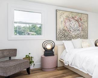 Original art by local artists. 