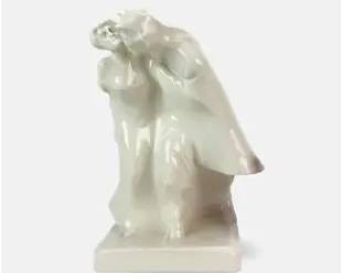 Wolfgang Schwartzkopff for Schwarzburger "To Hell" Antique German Porcelain Sculpture Group