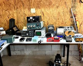 More HAM Radio Equipment and a air compressor.