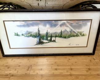 Watercolor Painting R. Harris