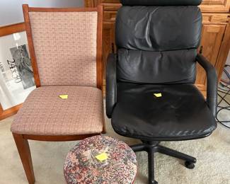 gaming chair, office chair, embroidered stool