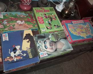 Vintage Kid's Character Puzzles