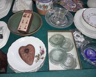Assorted Glassware, China, Dishware, Etc.