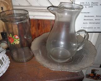 Vintage Glass Pitchers