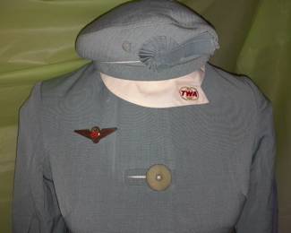 An Extensive TWA Stewardess Uniform & Memorabilia Collection From A Former Crew Member