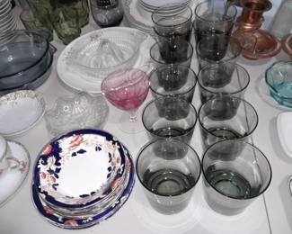 Assorted Kitchen Contents (Glassware, China, Pots & Pans, Dishware, Etc.)