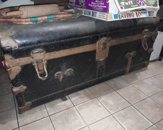 Antique Steamer Trunk