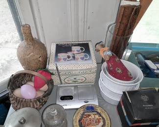 Assorted Crystal, Glassware, China, Etc.